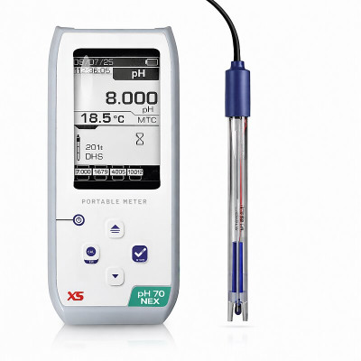 XS pH 70 NEX portable pHmeter - Electrode 201 T