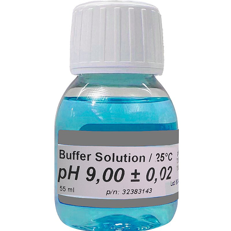 XS Basic pH 9.00 / 25°C, 55ml bottle (blue) Test solution