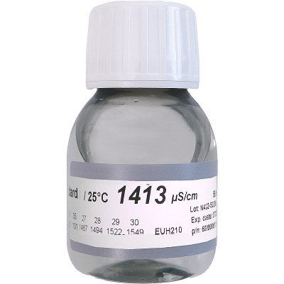 XS Basic EC 1413 µS/cm / 25°C, 55ml bottle Verification solution