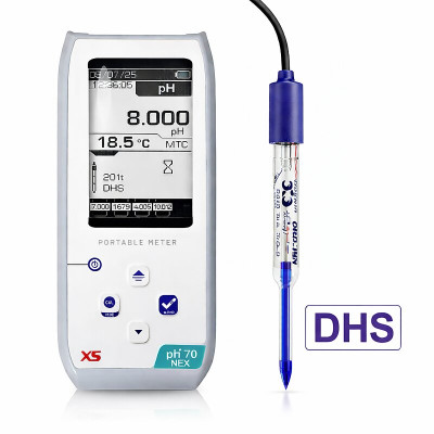 XS pH 70 NEX portable pHmeter - Electrode 2 Pore T DHS