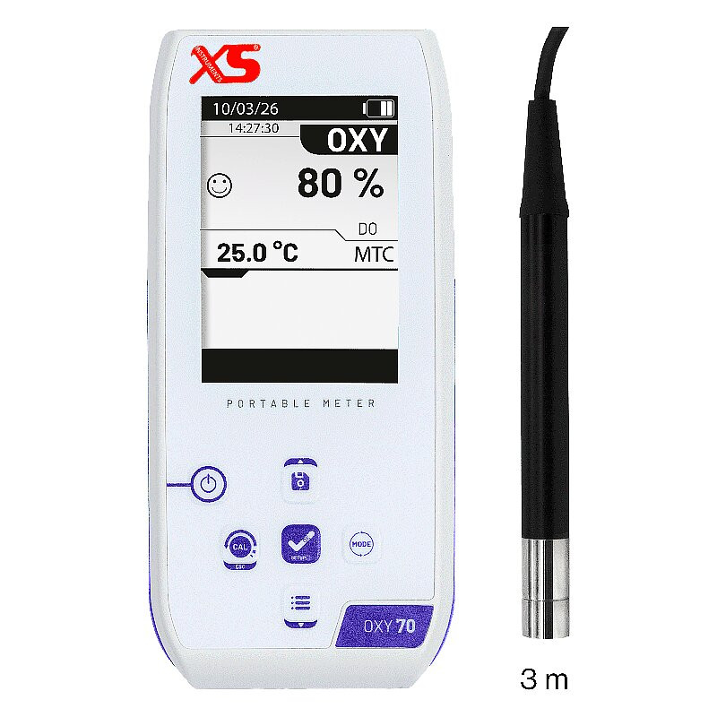 XS Oxy 70 NEX Portable Oxymeter - DO Optical sensor 3 m
