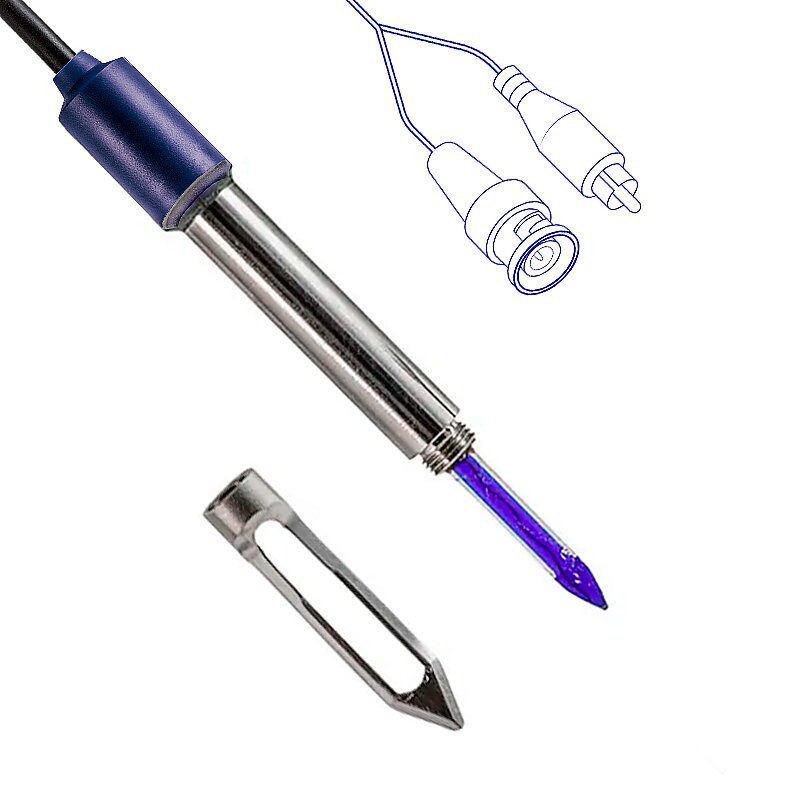 XS Sensor 2-Pore K T BNC con Lama in Acciaio