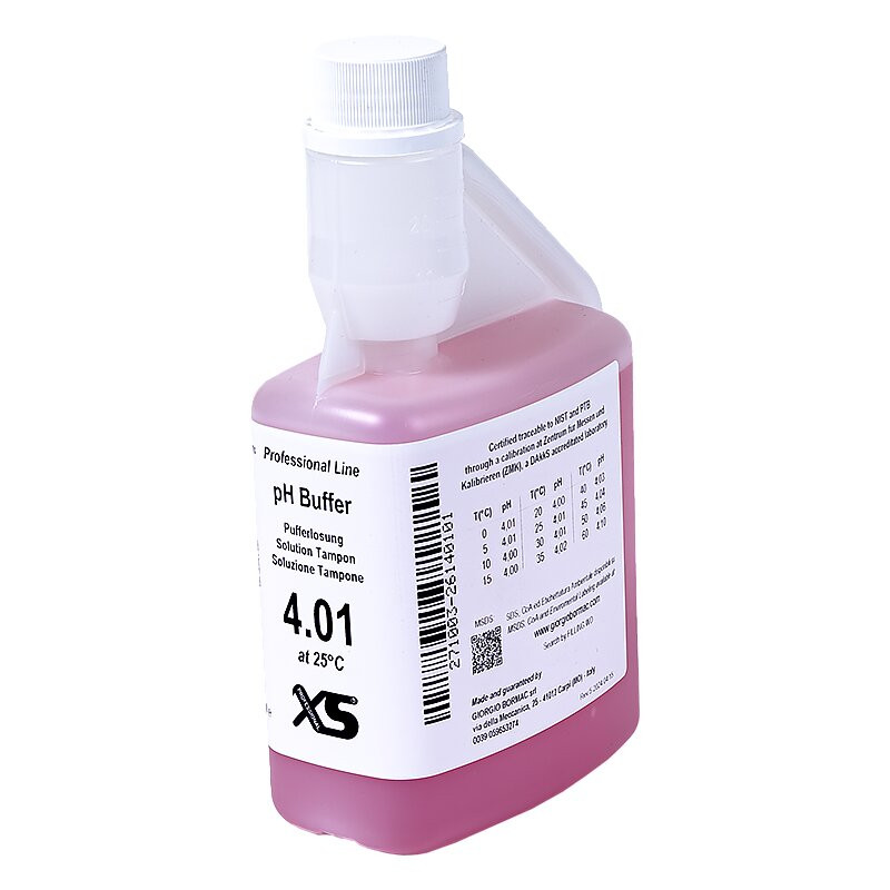 XS Professional pH 4.01 /25°C, 500 ml autocal bottle Calibration solution