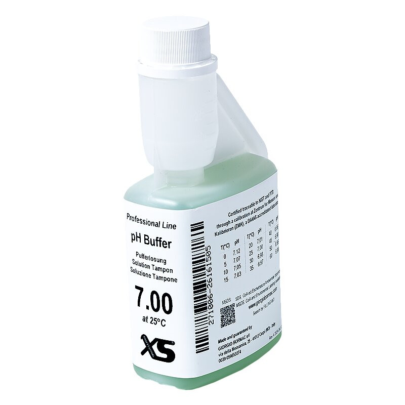 XS Professional pH 7.00 /25°C, 250 ml autocal bottle Calibration solution