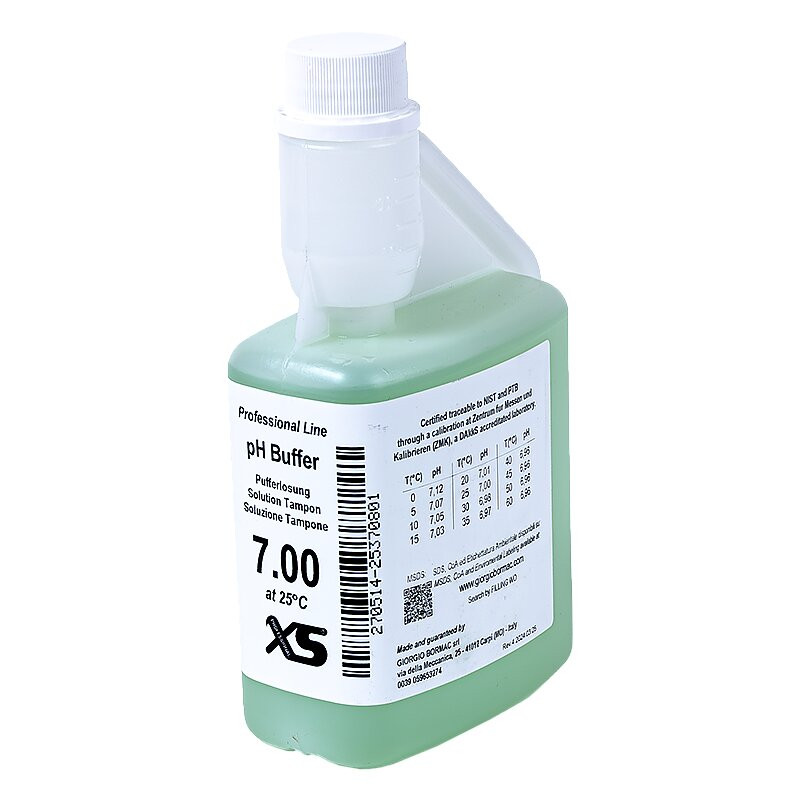 XS Professional pH 7.00 /25°C, 500 ml autocal bottle Calibration solution