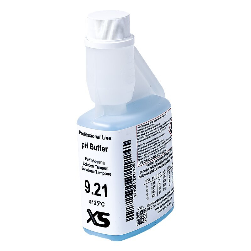 XS Professional pH 9.21 /25°C, 250ml autocal bottle Calibration solution
