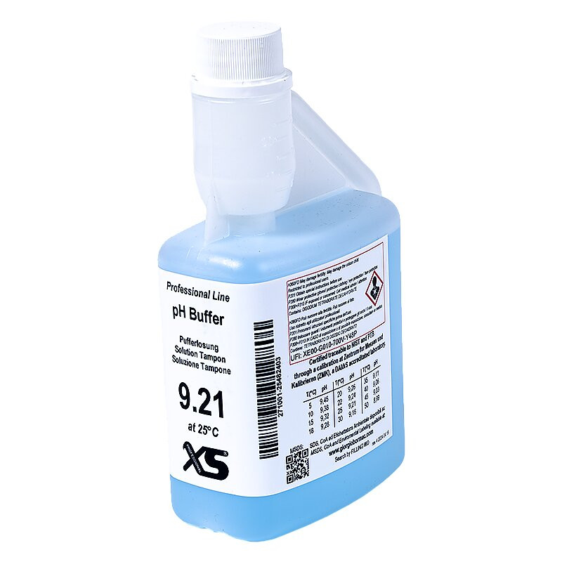 XS Professional pH 9.21 /25°C, 500 ml autocal bottle Calibration solution