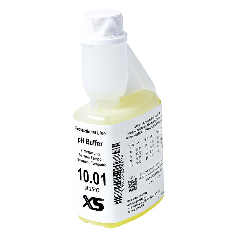XS Professional pH 10.01 /25°C, 250ml autocal bottle Calibration solution