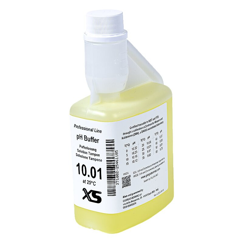 XS Professional pH 10.01 /25°C, 500 ml autocal bottle Calibration solution